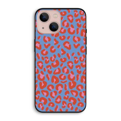Leopard blue: iPhone 13 Biologisch afbreekbaar hoesje