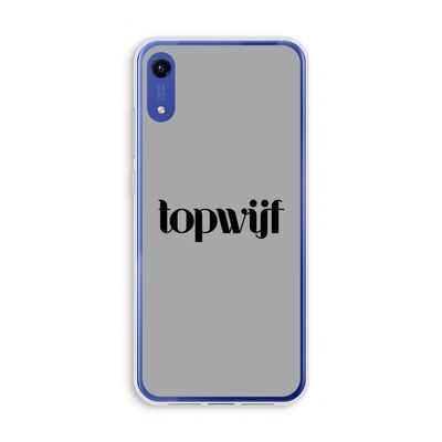Topwijf Grijs Zwart: Honor Play 8A Transparant Hoesje