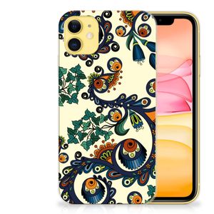 Siliconen Hoesje Apple iPhone 11 Barok Flower