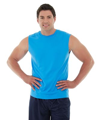 Sinbad Fitness Tank-L-Blue