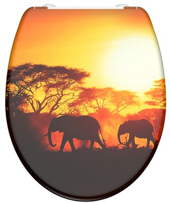 Schutte Duroplast WC-bril AFRICA met soft-close en quick-release
 82360