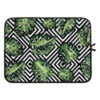 Geometrische jungle: Laptop sleeve 15 inch