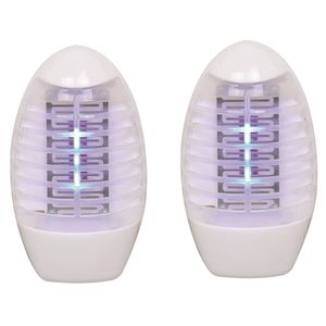 Set van 2x stuks elektrische Led insectenlampen/insectenbestrijders 22V