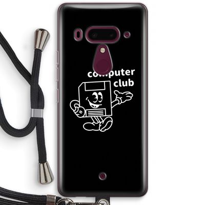 Floppyhead: HTC U12+ Transparant Hoesje met koord