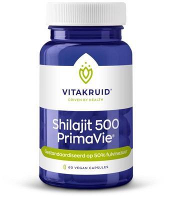 Vitakruid shilajit 500 60% fulvinezuur