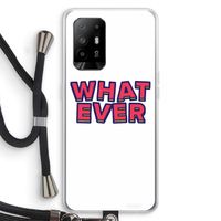 Whatever: Oppo A95 5G Transparant Hoesje met koord