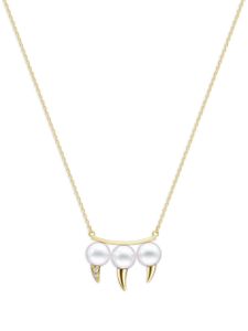 TASAKI collier en or 18ct Collection Line Danger Fang à perles