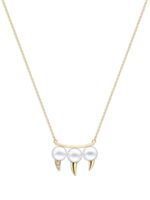 TASAKI collier en or 18ct Collection Line Danger Fang à perles - thumbnail