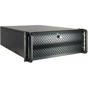 Inter-Tech IPC 4U-4129L Rack Metallic, Zilver