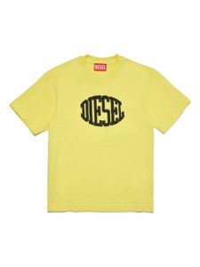 Diesel Kids t-shirt Tmust à logo imprimé - Jaune