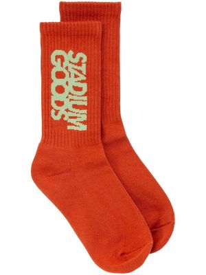 STADIUM GOODS® chaussettes à logo imprimé - Rouge
