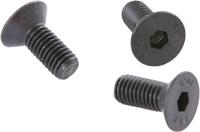 Bollard Bout screw m8 zinc black 3 pcs. 15mm