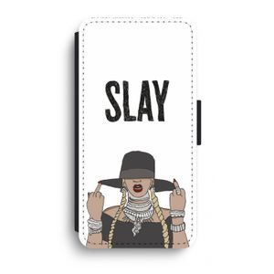 Slay All Day: iPhone XR Flip Hoesje