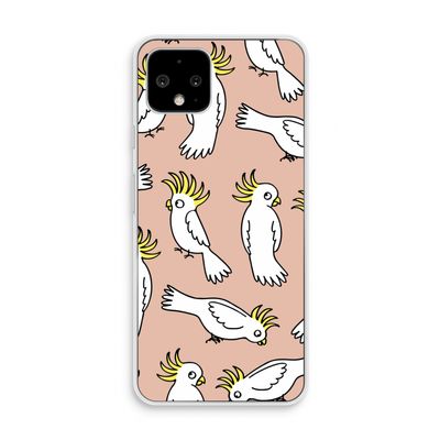 Papegaai: Pixel 4 Transparant Hoesje
