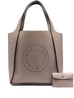 Stella McCartney sac cabas Stella Logo médium - Tons neutres