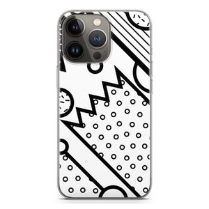 Pop Art #4: iPhone 13 Pro Transparant Hoesje