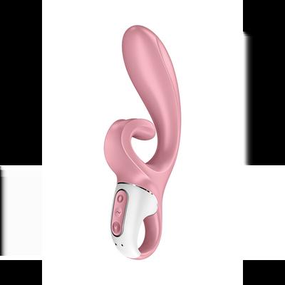 Satisfyer Hug Me - Rabbit Vibrator met Tongue Tip voor Clitoris Stimulatie - Roze