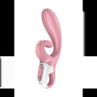 Satisfyer Hug Me - Rabbit Vibrator met Tongue Tip voor Clitoris Stimulatie - Roze - thumbnail