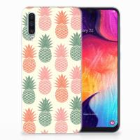 Samsung Galaxy A50 | Siliconen Case | Ananas