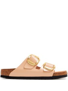 Birkenstock sandales en cuir à bout ouvert - Tons neutres