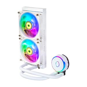 Cooler Master MasterLiquid PL240 Flux White Edition Computer behuizing Kit voor vloeistofkoeling 12 cm Wit