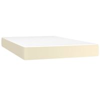 The Living Store Pocketveringmatras - - Matras - 120x200x20 cm - Duurzaam kunstleer - Pocketveren - Comfortabel