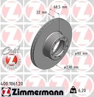 Remschijf Coat Z 400106120