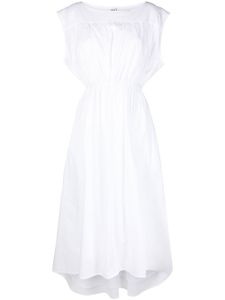 TOTEME robe mi-longue à design asymétrique - Blanc