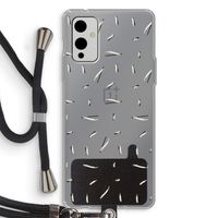Hipster stripes: OnePlus 9 Transparant Hoesje met koord