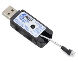 E-Flite - 1S USB Li-Po Charger, 500mAh High Current UMX (EFLC1013)