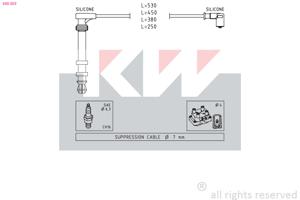 KW Bougiekabelset 360 503