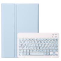 iPad Pro 11 (2024) Bluetooth Toetsenbord Hoesje - Baby Blauw