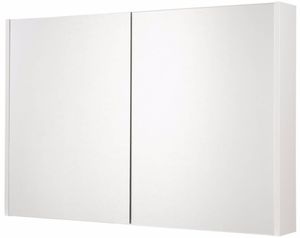 Saniselect Socan Spiegelkast 2 deuren 100cm Mat Wit