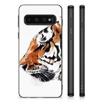 Case Samsung Galaxy S10 Watercolor Tiger