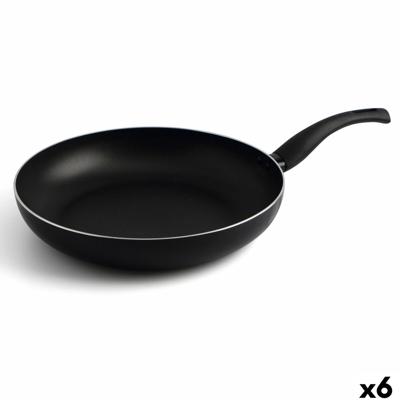 Pan Quid Hydra Zwart Metaal Bakeliet Ø 30 cm (6 Stuks)