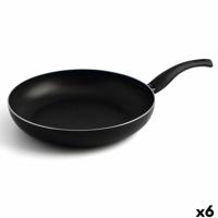 Pan Quid Hydra Zwart Metaal Bakeliet Ø 30 cm (6 Stuks)