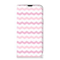 iPhone 14 | Hoesje met Magneet | Waves Roze