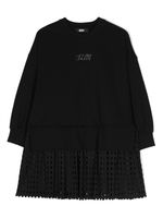 Dkny Kids robe courte à logo imprimé - Noir - thumbnail