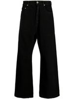 Rick Owens DRKSHDW jean ample à taille haute - Noir