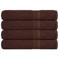 VidaXL Handdoeken 4 st 100x200 cm 360 g/m² 100% katoen bruin