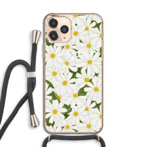 Summer Daisies: iPhone 11 Pro Transparant Hoesje met koord