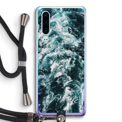 Zee golf: Huawei P30 Transparant Hoesje met koord