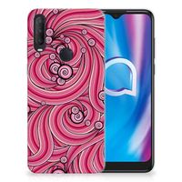 Alcatel 1S (2020) Hoesje maken Swirl Pink - thumbnail