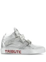 Giuseppe Zanotti baskets montantes Tribute - Argent