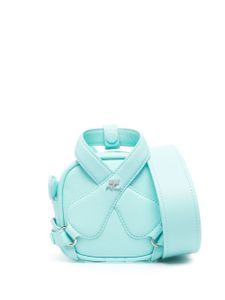 Courrèges mini sac Loop X en cuir - Bleu