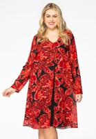 Yoek Jurk LILLE | Rood | Maat 46/48