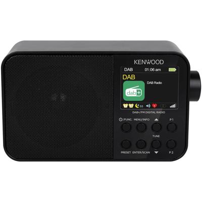 Kenwood CRM30DAB DAB radio Zwart