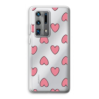 Ondersteboven verliefd: Huawei P40 Pro Plus Transparant Hoesje