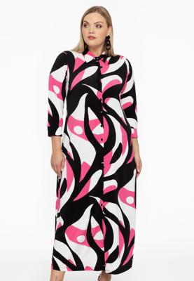 Yoek Lange blouse | Wit | Maat 54/56