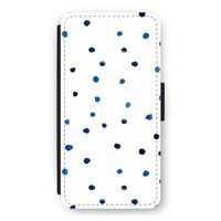 Blauwe stippen: iPhone 11 Flip Hoesje